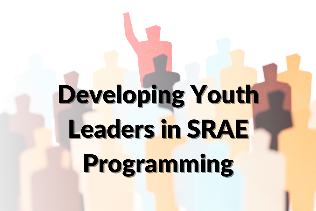 Developing Youth Leaders in SRAE Programming
