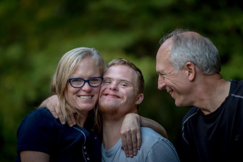 family of a teen with disabilities 