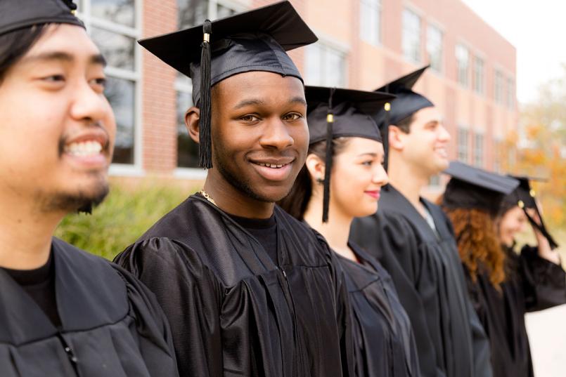 teen male graduating high school