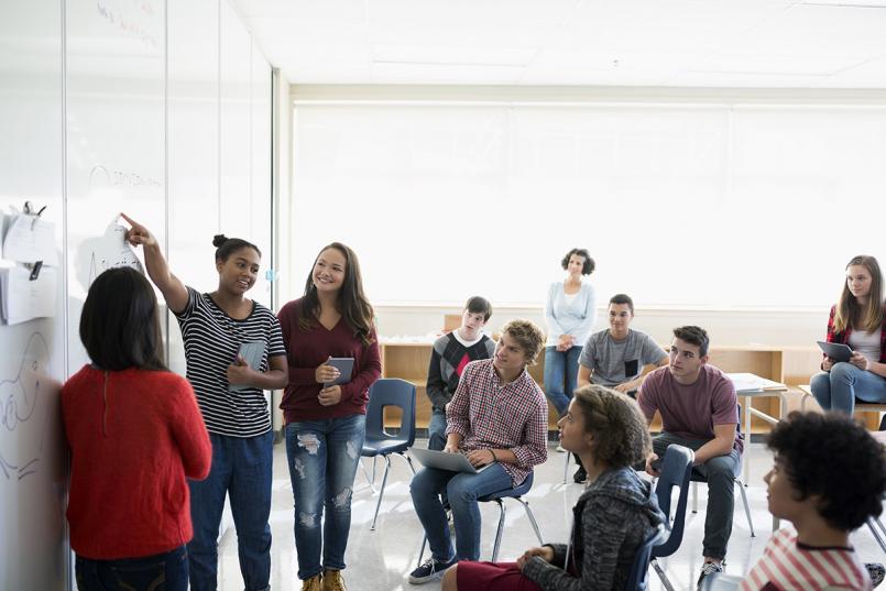 students in classroom