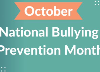 National Bullying Prevention Month Banner