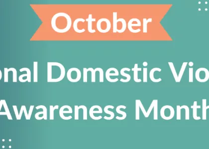 National Domestic Violence Awareness Month Banner