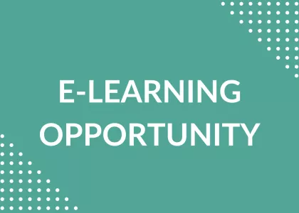 E-Learning Opportunity