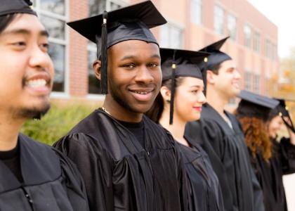 teen male graduating high school