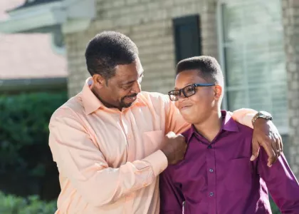 Image of father and son