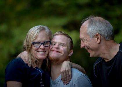 family of a teen with disabilities 